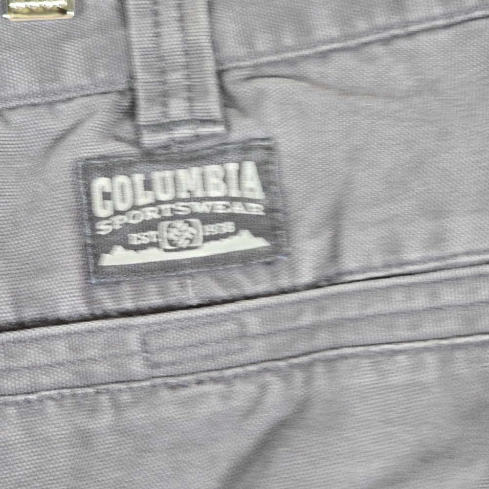 Columbia Sportswear Mens 42 Faded Black Cotton Canvas Utility Hiking Shorts 42 - Picture 9 of 11